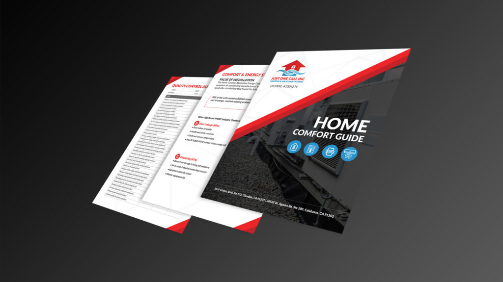 Sale Book for HVAC Comfort Advisors