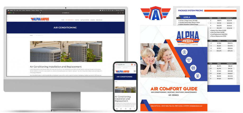 HVAC Web design