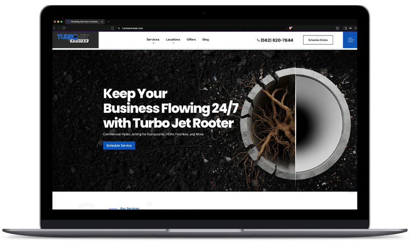 Home Service Web Design in Los Angeles