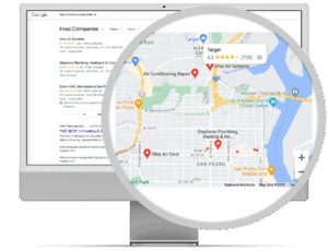 Optimized Google Business Profile for a Los Angeles plumbing company improving local search visibility